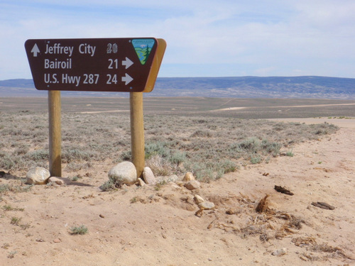 Signage at the intersection of CR 23 and CR22.